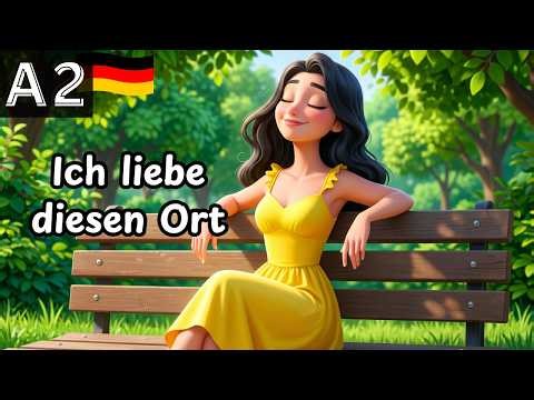 Learn German A2: A Special Place in the Park | German A2 Listening Practice with English Translation