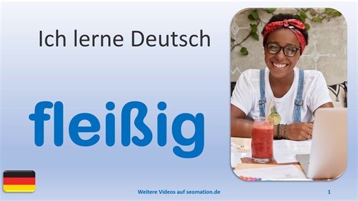 ✅fleißig✅ Ich lerne Deutsch mit Texten und Bildern