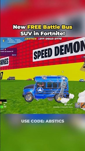 How to Unlock the new Battle Bus SUV in Fortnite! 😱 #Fortnite #Shorts