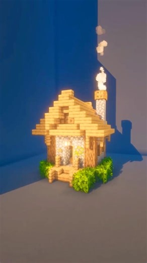 This villager house trick changes everything #minecraft #building #shorts