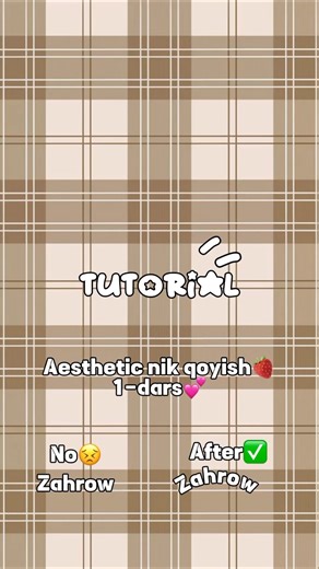 Aesthetic Nik qoyish Tutorial 1-dars💕🥹#rekk #seora🍀🍓