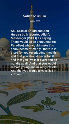 Sahih Muslim, Hadith: 2837, The Book of Pilgrimage