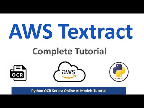AWS Textract API for Images - AWS Textract OCR Tutorial: Text Extraction with Python