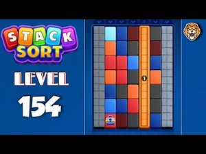 Stack Sort : Color Puzzle Level 154 Walkthrough