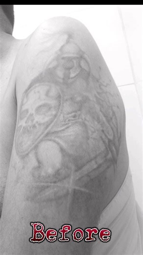 After 20 years we arrange this old warrior tattoo on my Old friend @tu_padre_maldonado | Black Shadows Tattoos