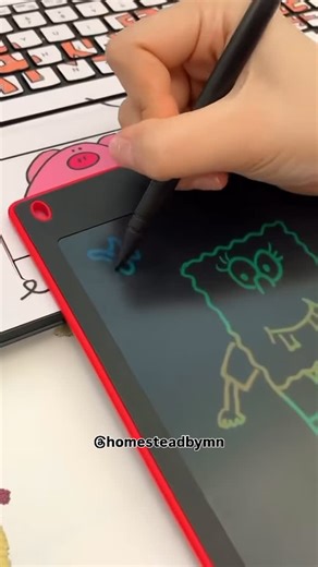 HOMESTEAD on Instagram: "8.5 inch lcd writing drawing tablet paperless multi 650/-"