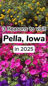 2025 is calling! ☎️ Plan your trip to Pella and discover a hidden gem. Explore charming shops, wander through breathtaking gardens, immerse yourself in our vibrant downtown, and indulge your taste buds with our foodie scene. | Visit Pella, Iowa