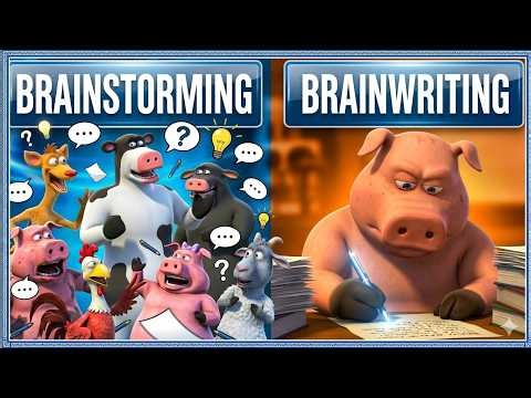 Vou ficar de pé!!! O conceito de brainstorming e brainwriting dentro do filme O SEGREDO DOS ANIMAIS!