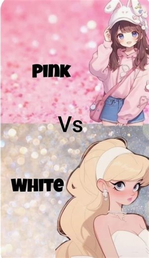 pink 🩷 vs white 🤍 . choose your favourite 💝