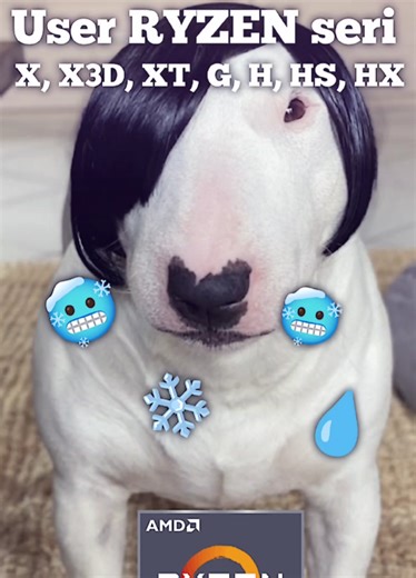 User AMD be like: Apa itu panas?! 😏🥶 #amd #intel #pcgaming #rakitpc #fyp