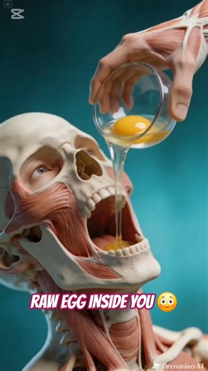 What Happens When You Drink a Raw Egg? 😳🥚 #shorts