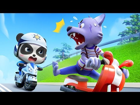 Brave Policeman | Learn Jobs for Kids | Nursery Rhymes & Kids Songs | BabyBus - Cars World