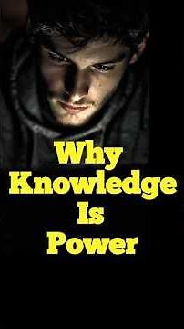 Why knowledge is power#KnowledgeIsPower#Mindset#PersonalGrowth#Psychology#Wisdom