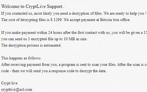 .LIVE Virus File (Dharma Ransomware) – Remove It