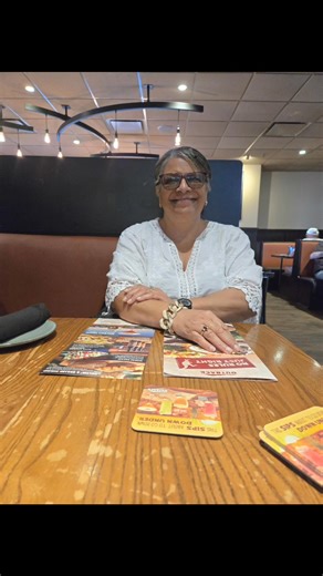 Anniversary dinner and movie after. At Outback Where it All Began during the pandemic we had a reception here we didn't realize that it would be as good as it was because we didn't expect people to show up but surprisingly our friends the people that we consider our family were around us that day 5 years ago. It just keeps getting better! | Bobbi Cintron