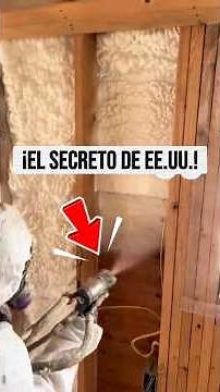 ¿Por qué en EE.UU. construimos así? 🇺🇸 El secreto de la espuma...