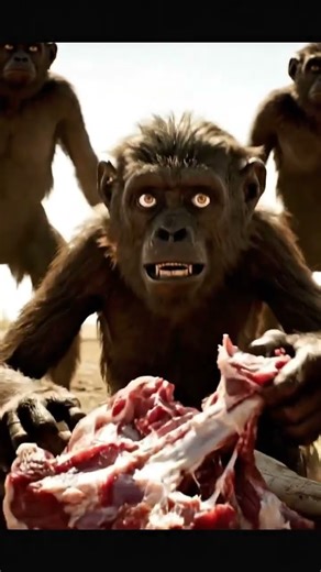 Hunted! Lucy’s Narrow Escape from a Prehistoric Beast 🦁🏃‍♀️#Shorts #Survival #Prehistoric