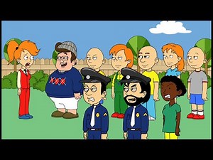 Miss Martin Pulls the FIRE ALARM/Tries to Blame Caillou/ARRESTED