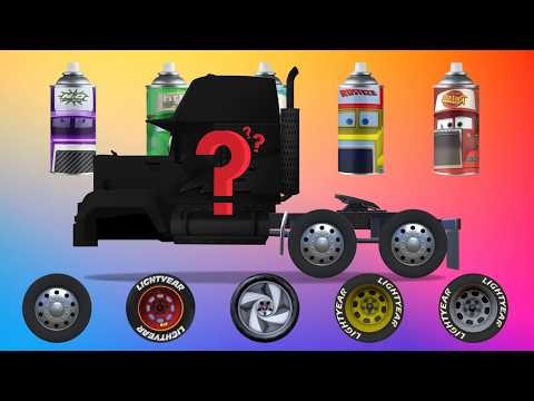 CORRECTLY GUESS THE HEAD AND WHEEL OFF THE CAR 3 OF FAMOUS MACK TRUCK LIGHTNING MCQUEEN🔥Tebak gambar