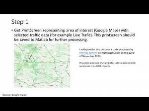 Traffic data from Google Maps - Matlab
