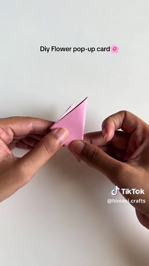 DIY Flower Pop-Up Card Tutorial 🌸