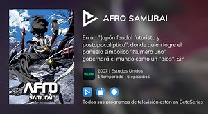 Video : Ver Afro Samurai en streaming legal completo