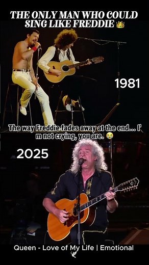 Brian May Plays For Freddie: 1986 vs 2024 💔