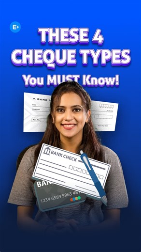 Entri Commerce Tamil on Instagram: "4 Important Bank Cheques Types Used in Daily Life! Do you think all cheques are the same? Actually, there are different types of cheques, and each one serves a specific purpose. In this reel, you’ll learn about: ✔ Bearer Cheque – Easy to use but less safe ✔ Order Cheque – Safer, person-specific payments ✔ Crossed Cheque – Amount credited directly to bank account ✔ Account Payee Cheque – The safest cheque for transactions Tell us in the comments: Which cheque t