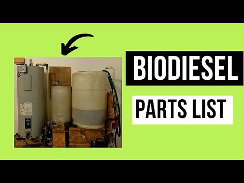Biodiesel Processor Machine PARTS LIST!