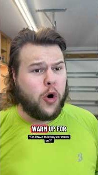 Do you REALLY have to let your car warm up before driving? #mechanic #car