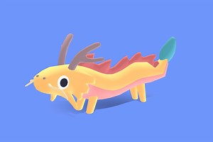 Chinese Dragon - Quirky Series | 3D Creatures | Unity Asset Store