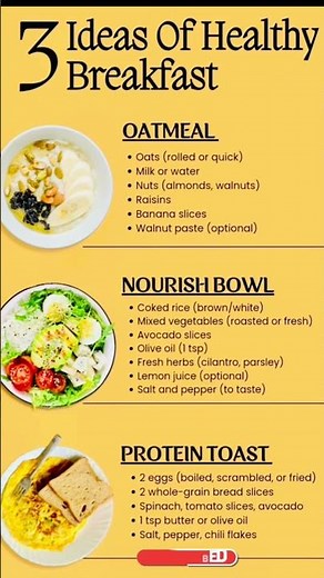 Top 10 Best Foods for a Healthy Breakfast 🍳 #healthtips #healthyfood