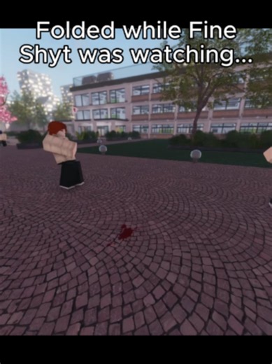 Bro is NEVER recovering from that... #fyp #fypシ #roblox #robloxfyp #gakuran #anime #schoolfight #hakari
