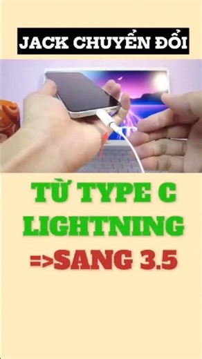 How to easily convert a Type C/Lightning jack to a 3.5mm jack #typec #lightning #adapterjack #tec...