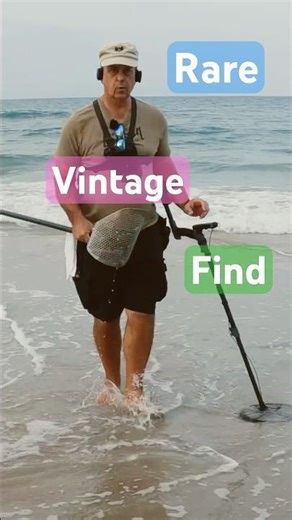 Vintage Pendant Found Metal Detecting Daytona Beach #shorts #beachmetaldetecting