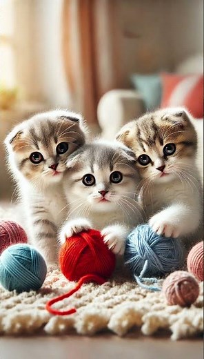 Cutest Scottish Fold Kittens Ever! 😍 You Won't Stop Watching! 🐱🔥#cats #kitten #cute