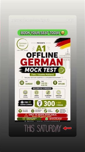 A1 Goethe Mock test | Telc A1 Sample test | A1 Telc Mock exam | Goethe A1 Sample test 🇩🇪