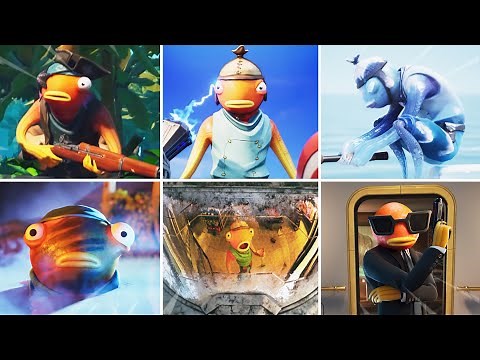 L'EVOLUTION DU SKIN POISCAILLE SUR FORTNITE !