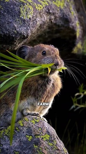How Pikas survive the harshest winters #animals #survival #shorts