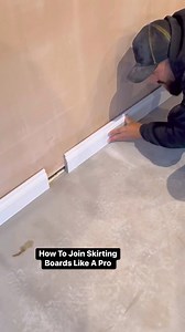 How To Join Skirting Boards Like A Pro #How #asmr #howto #reel #diy #building #doityourself #carpentry #carpenter CT1 | The Home Improvements Channel Uk