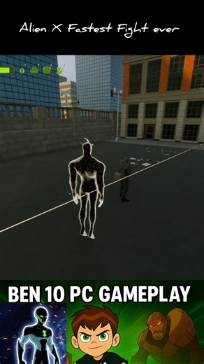 "Alien X Destroys All Enemies ⚡ Unstoppable Force!" #ben10gameplay