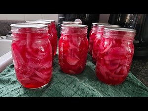 Canning Pickled Red Onions