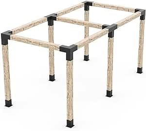 Any Size Double Pergola Kit for 6x6 Wood Posts