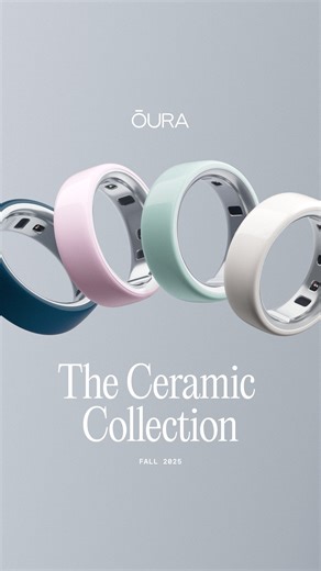 ŌURA on Instagram: "Midnight. Tide. Petal. Cloud. Introducing the Ceramic Collection, a colorful expression of our Oura Ring 4 technology. The updated, high-performance ceramic exterior is comfortable and durable — designed to keep up with you and all that you do. The Ceramic Collection is now available."