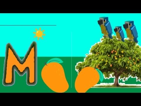 Learn ABC | "M" is for Mango and Macaw | Alphabets for Kids