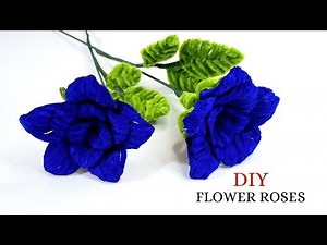 Making Flowers Using Pipe Cleaners | How to Make Flowers With Chenille Stems