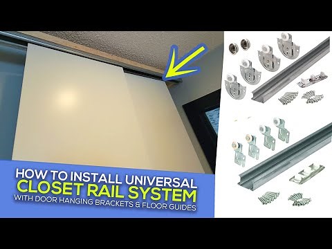 How to Build Sliding Closet Doors from Scratch with Universal Bypass Closet Track Kit