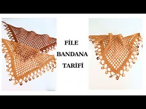 TREND BANDANA NET BANDANA PATTERN - Knit in 1 Hour