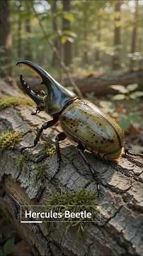 This Beetle Has a Giant Horn! 🪲😱 | Hercules Beetle