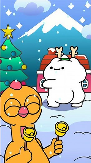 Christmas bell #bongocat #animation #bongocatmemes #cartoon